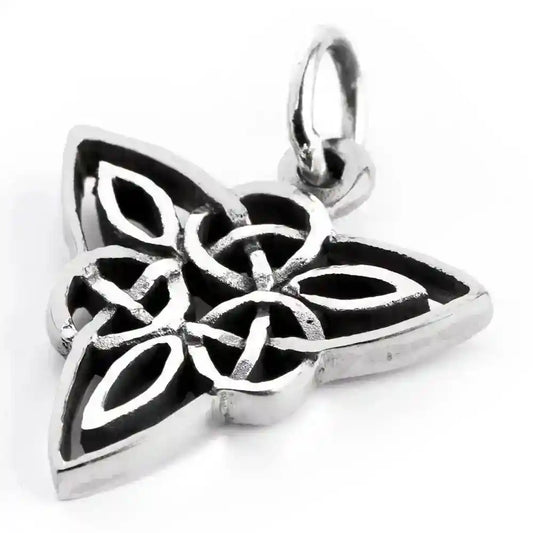 Keltische Triade Schmuck Anhänger 925er Silber 2,30 cm × 1,80 cm - Firma Holzenplotz - Silberketten-Goldketten.de 