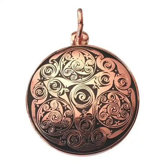 Keltische Triskele Amulett Red Moon Talisman: 25 mm