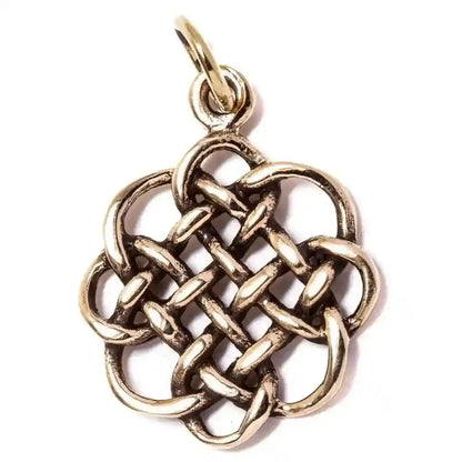 Keltische Vereinigung Bronze Anhänger Schmuck - Keltische Knoten - 28x18mm