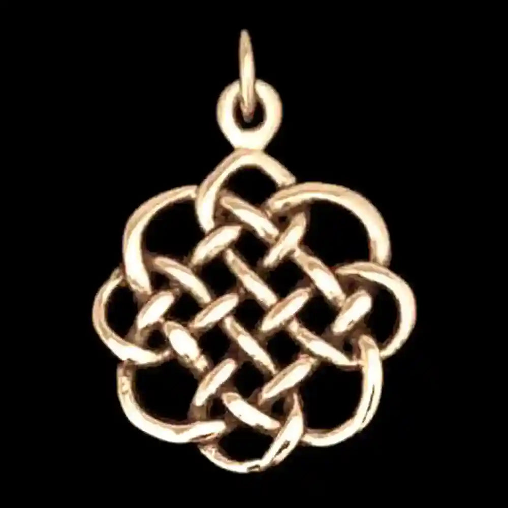 Keltische Vereinigung Bronze Anhänger Schmuck - Keltische Knoten - 28x18mm