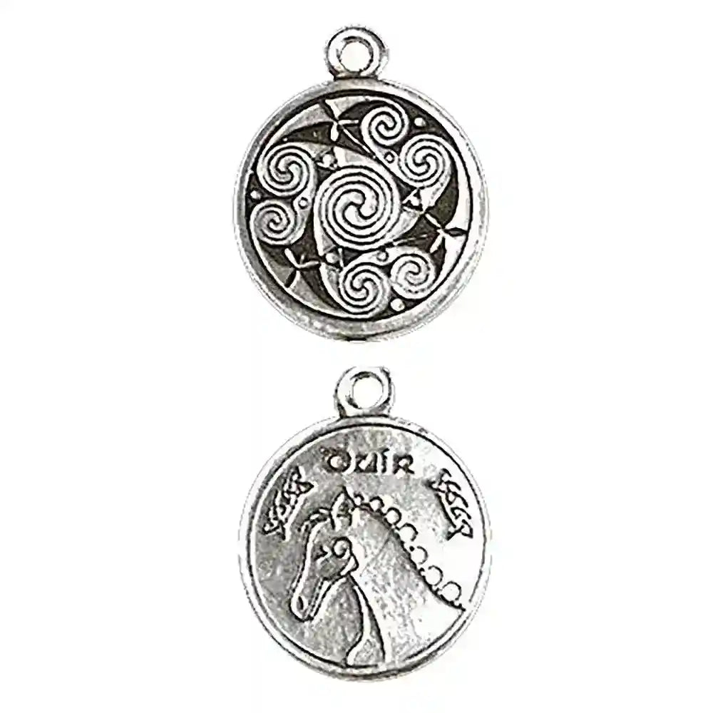 Keltischer Astrologie Anhänger: Duir Durchmesser 23mm