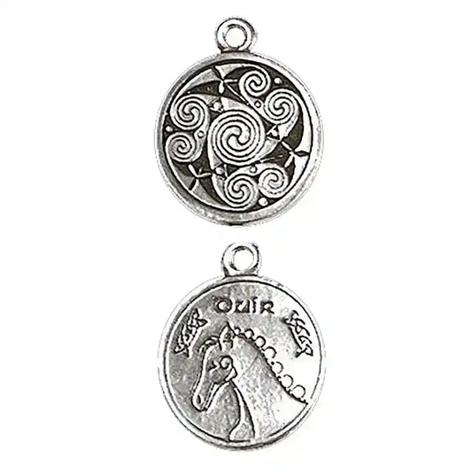 Keltischer Astrologie Anhänger: Duir Durchmesser 23mm