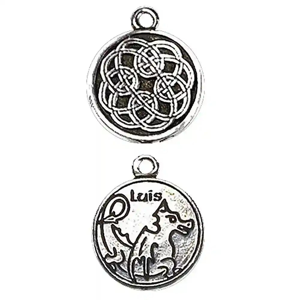 Keltischer Astrologie Anhänger: Luis Durchmesser 23mm - Firma Holzenplotz - Silberketten-Goldketten.de 