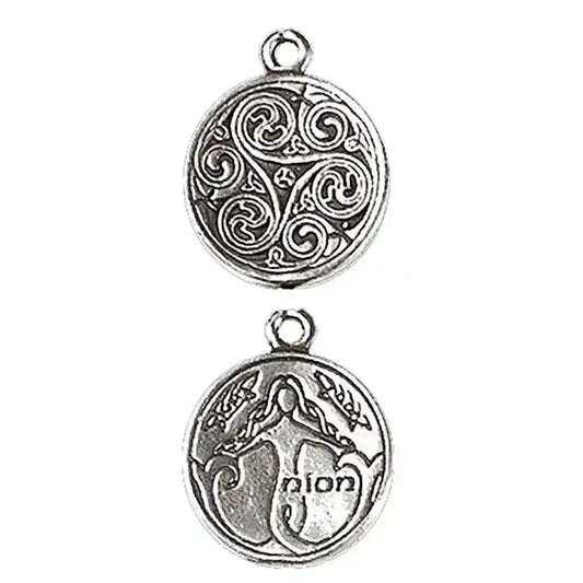 Keltischer Astrologie Anhänger: Nion Durchmesser 23mm