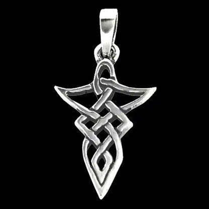 Keltischer Knoten Schmuck Anhänger 925er Silber 23x14mm - Firma Holzenplotz - Silberketten-Goldketten.de 