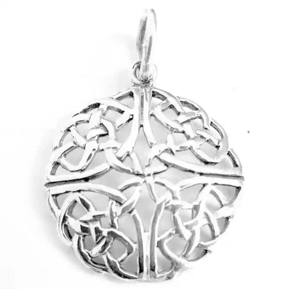 Keltischer Knoten Schmuck Anhänger 925er Silber  Durchmesser 20mm