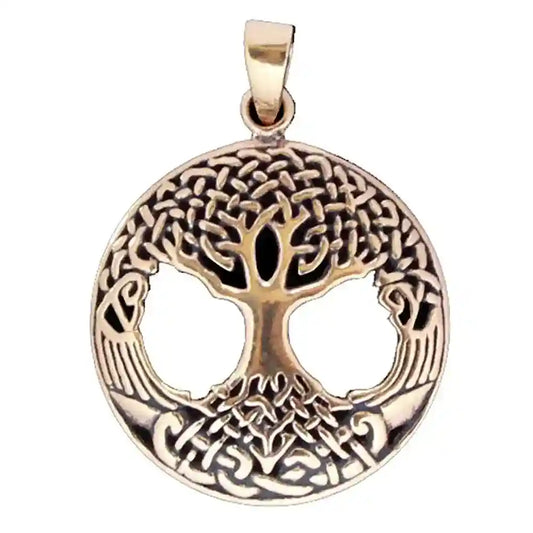 Keltischer Lebensbaum Bronze Anhänger Schmuck gross Lebensbaum 26mm ?