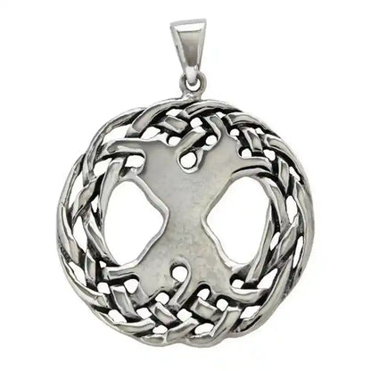 Keltischer Lebensbaum - Weltenesche Baum 925 Silber