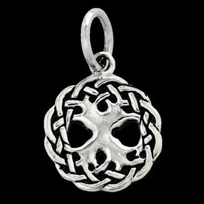 Keltischer Lebensbaum - Weltenesche Baum klein 925 Silber