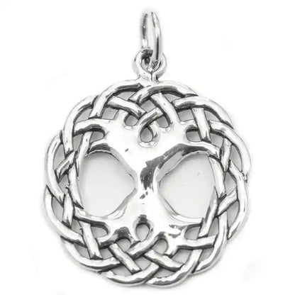 Keltischer Lebensbaum - Weltenesche Baum mittel 925 Silber