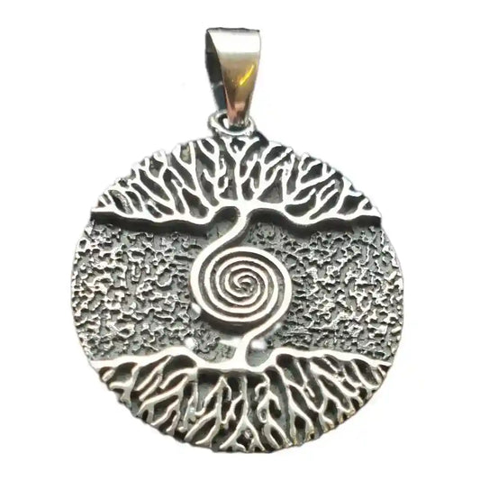 Keltischer Lebensbaum - Weltenesche Silber Anhänger 925 Baum - Firma Holzenplotz - Silberketten-Goldketten.de 