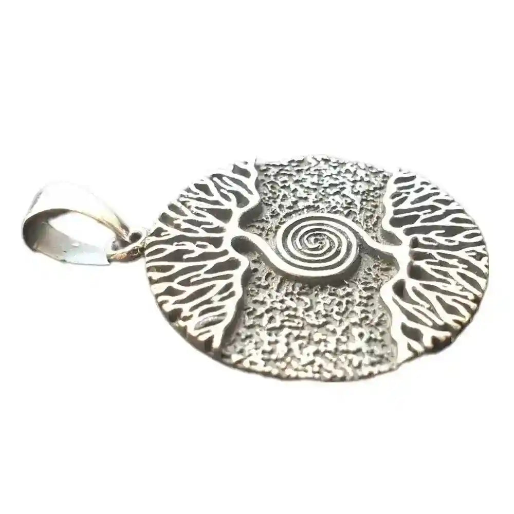 Keltischer Lebensbaum - Weltenesche Silber Anhänger 925 Baum - Firma Holzenplotz - Silberketten-Goldketten.de 