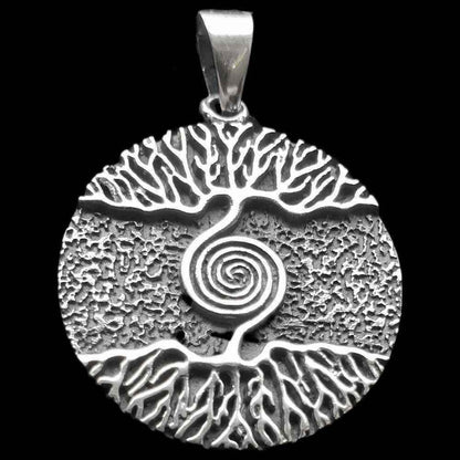Keltischer Lebensbaum - Weltenesche Silber Anhänger 925 Baum - Firma Holzenplotz - Silberketten-Goldketten.de 