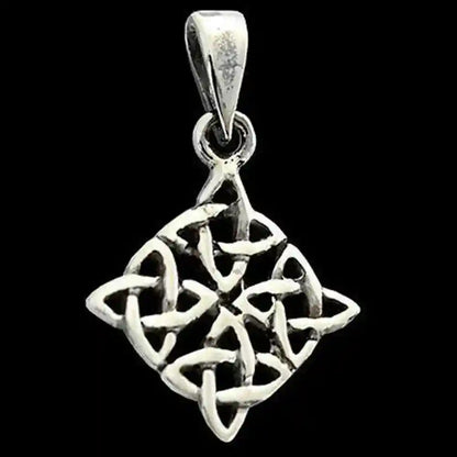 keltisches Erdsymbol klein Schmuck Anhänger 925er Silber 25x17mm