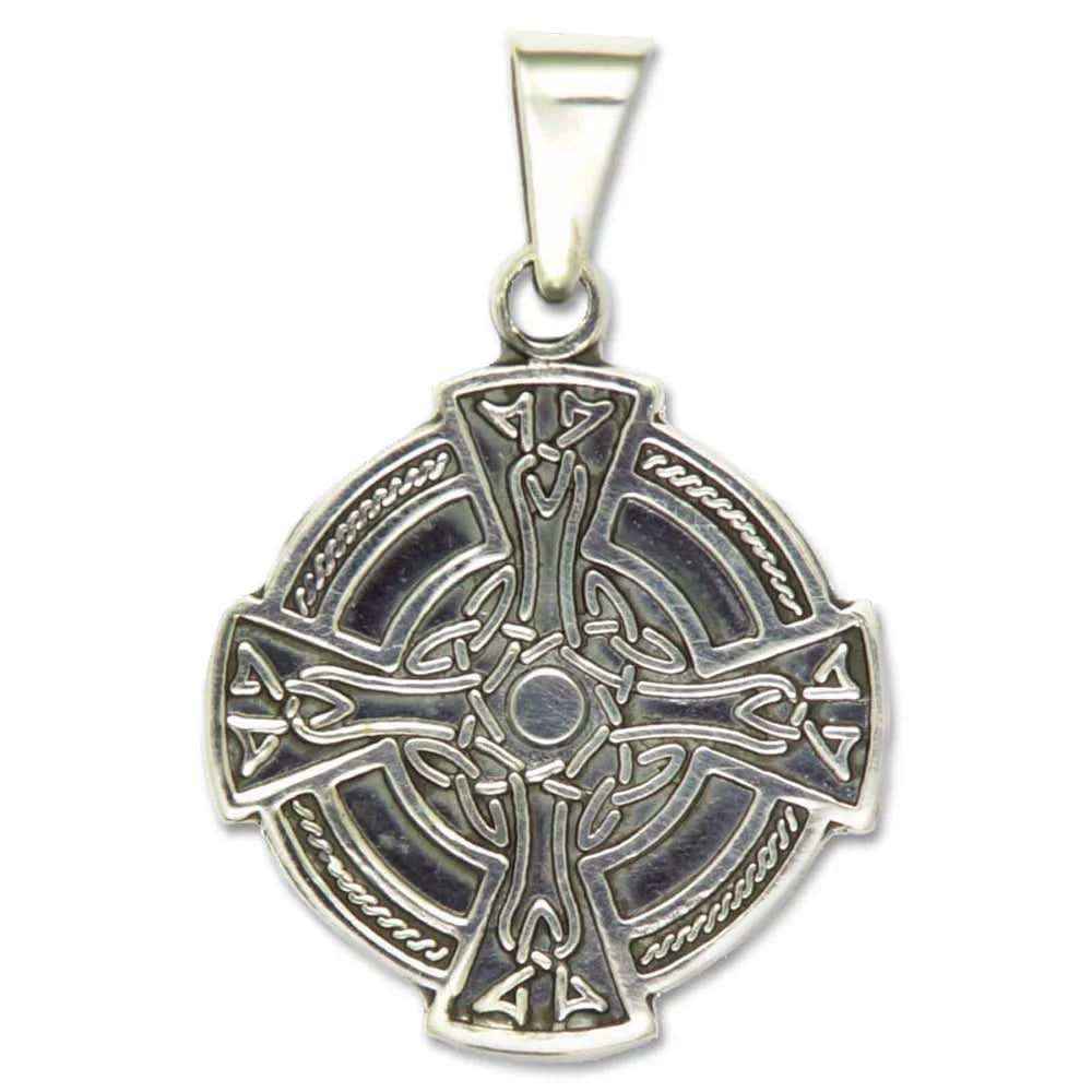 keltisches Knoten-Kreuz Schmuck Anhänger 925er Silber Kreuze 27 mm - Firma Holzenplotz - Silberketten-Goldketten.de 