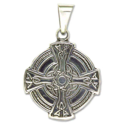 keltisches Knoten-Kreuz Schmuck Anhänger 925er Silber Kreuze 27 mm - Firma Holzenplotz - Silberketten-Goldketten.de 