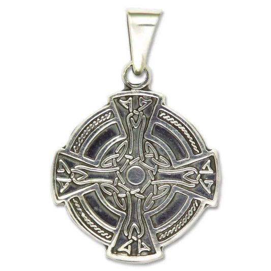 keltisches Knoten - Kreuz Schmuck Anhänger 925er Silber Kreuze 27 mm - Firma Holzenplotz - Silberketten - Goldketten.de