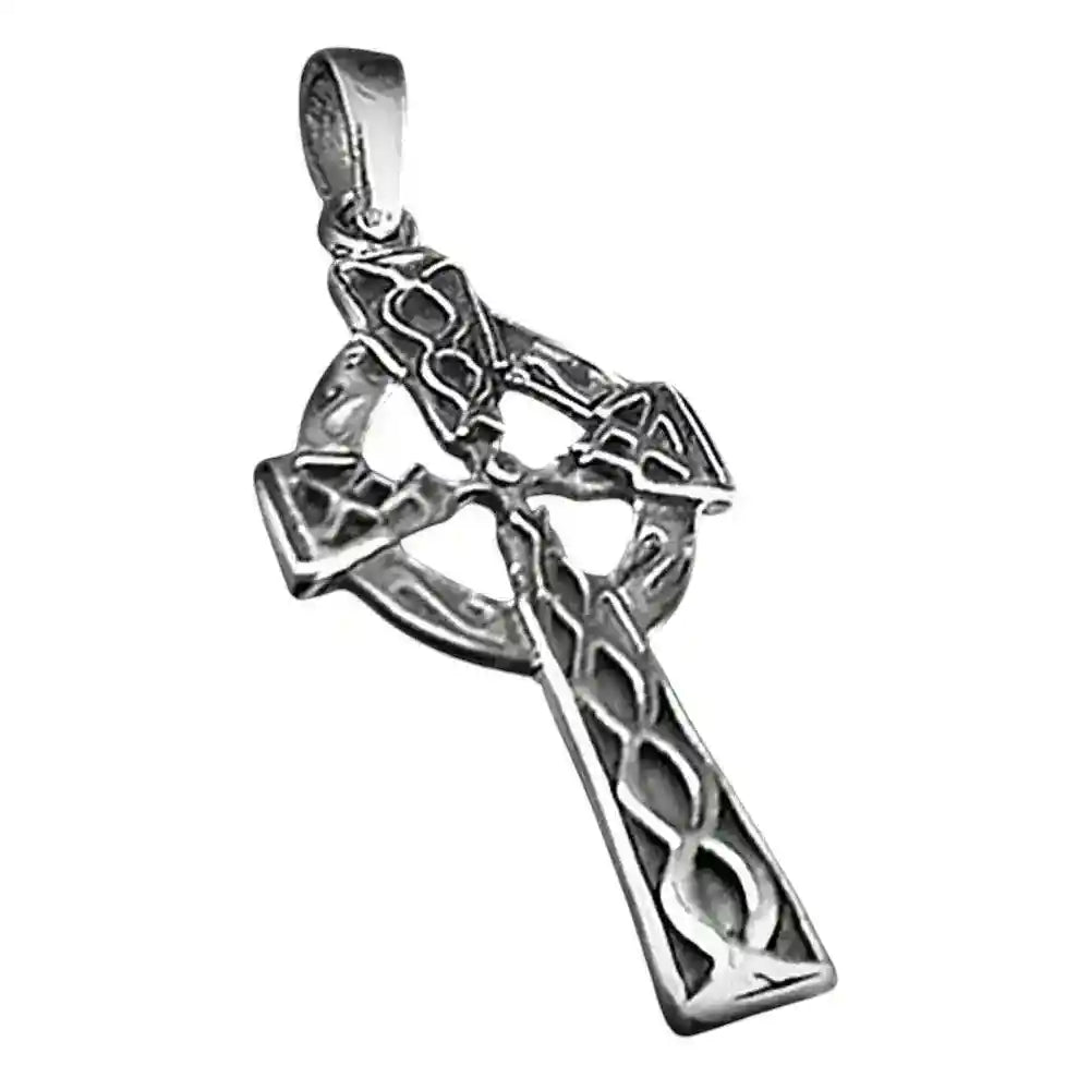 keltisches Kreuz klein Schmuck Anhänger 925er Silber celtic Eire
