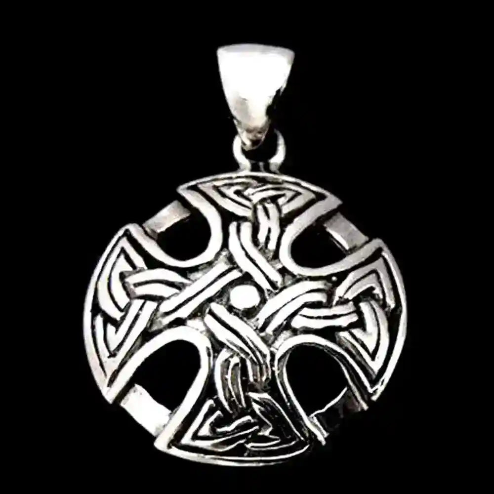 keltisches Kreuz Schmuck Anhänger 925er Silber - Kreuze - 27x19mm - Firma Holzenplotz - Silberketten-Goldketten.de 
