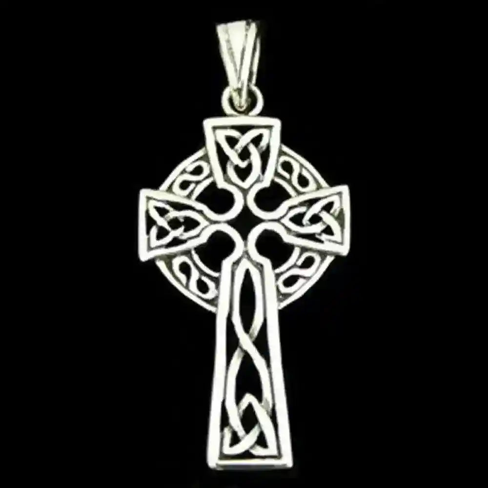 keltisches Kreuz Schmuck Anhänger 925er Silber - Kreuze - 19x42mm (inkl. Aufhängung)