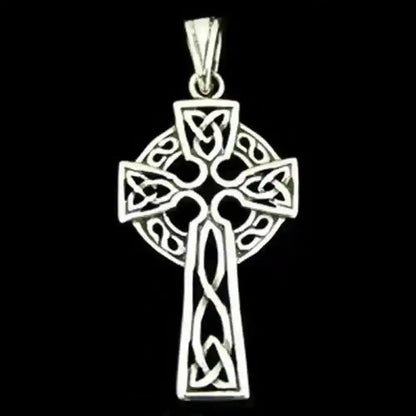 keltisches Kreuz Schmuck Anhänger 925er Silber - Kreuze - 19x42mm (inkl. Aufhängung)
