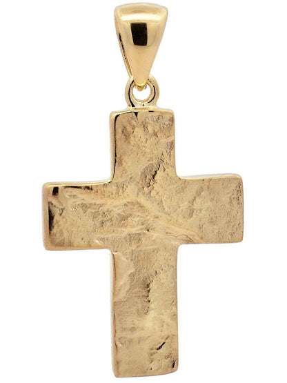 Kettenanhänger Gold Anhänger Kreuz  massiv 333 - 8 Karat Gold
