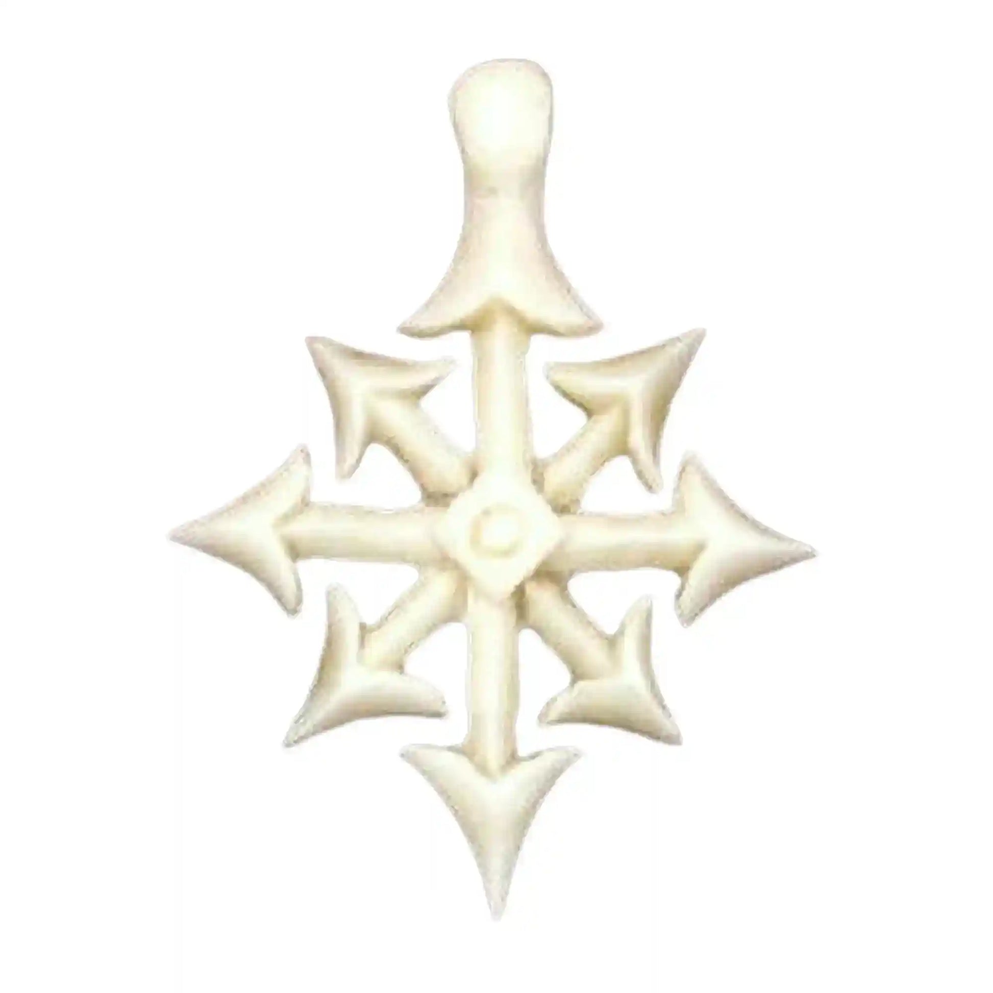 Knochen Chaos Stern Anhänger Schmuck 35x29mm