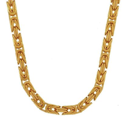 Königskette Halskette  585 14 Karat Gold Breite 4,0 mm  Kettenlänge  5