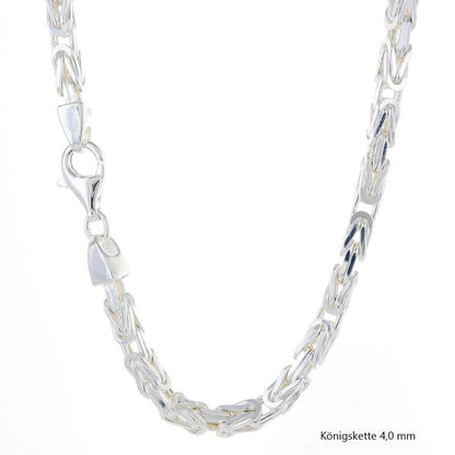 Königskette Halskette  925 Sterlingsilber Auswahl