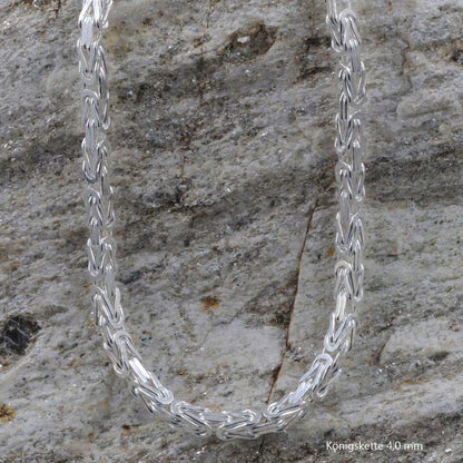 Königskette Halskette  925 Sterlingsilber Auswahl