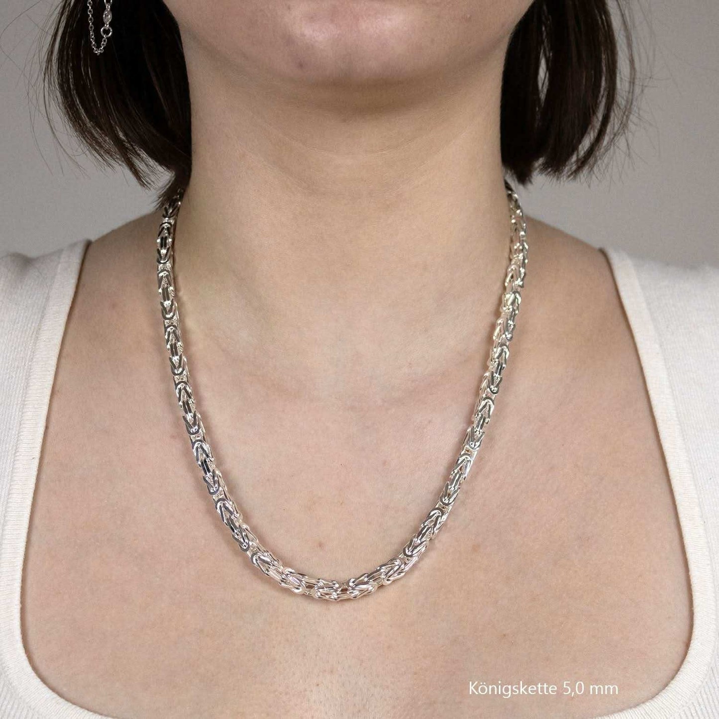 Königskette Halskette  925 Sterlingsilber Auswahl