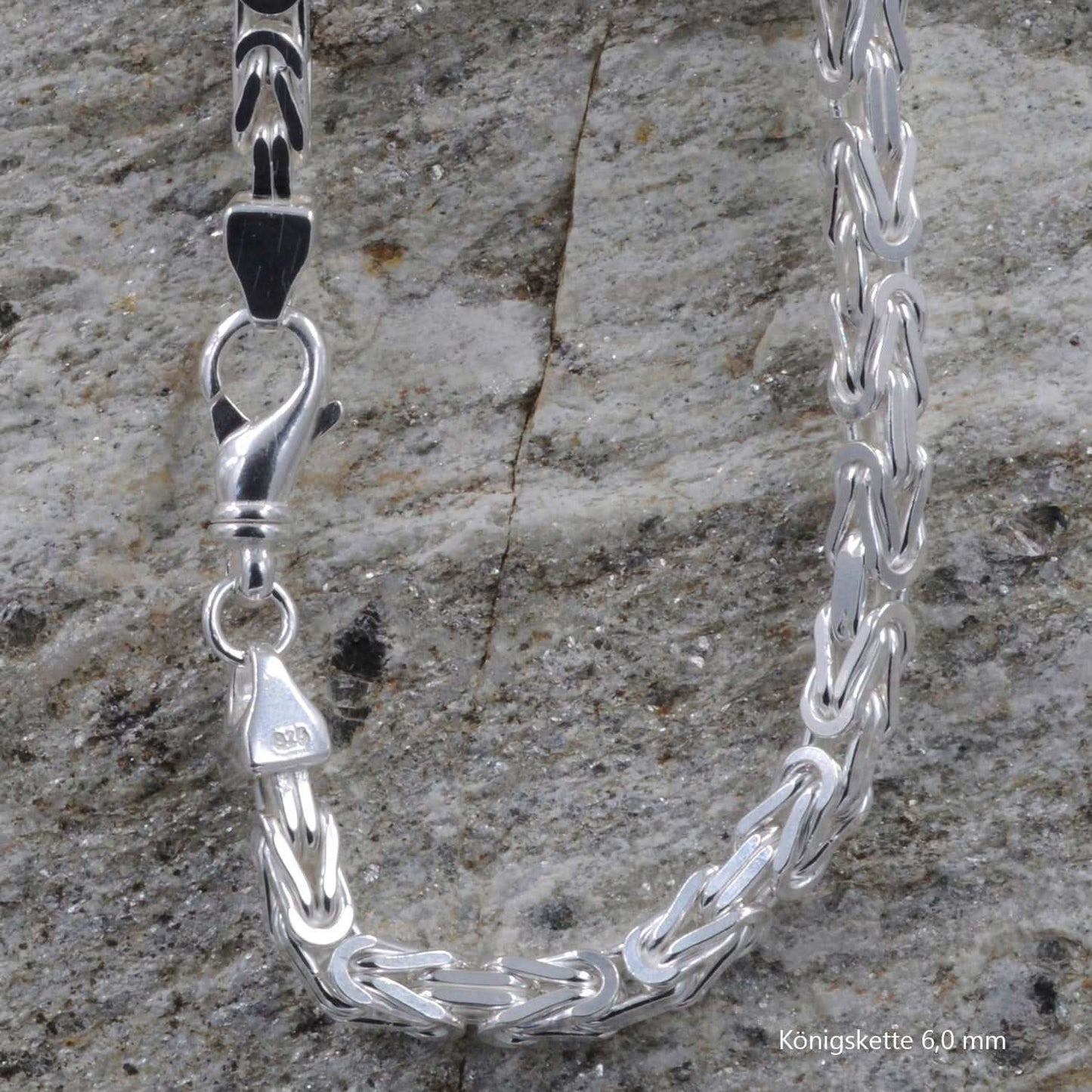 Königskette Halskette  925 Sterlingsilber Auswahl