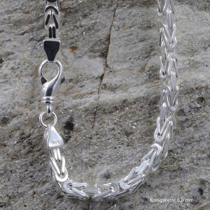 Königskette Halskette  925 Sterlingsilber Auswahl