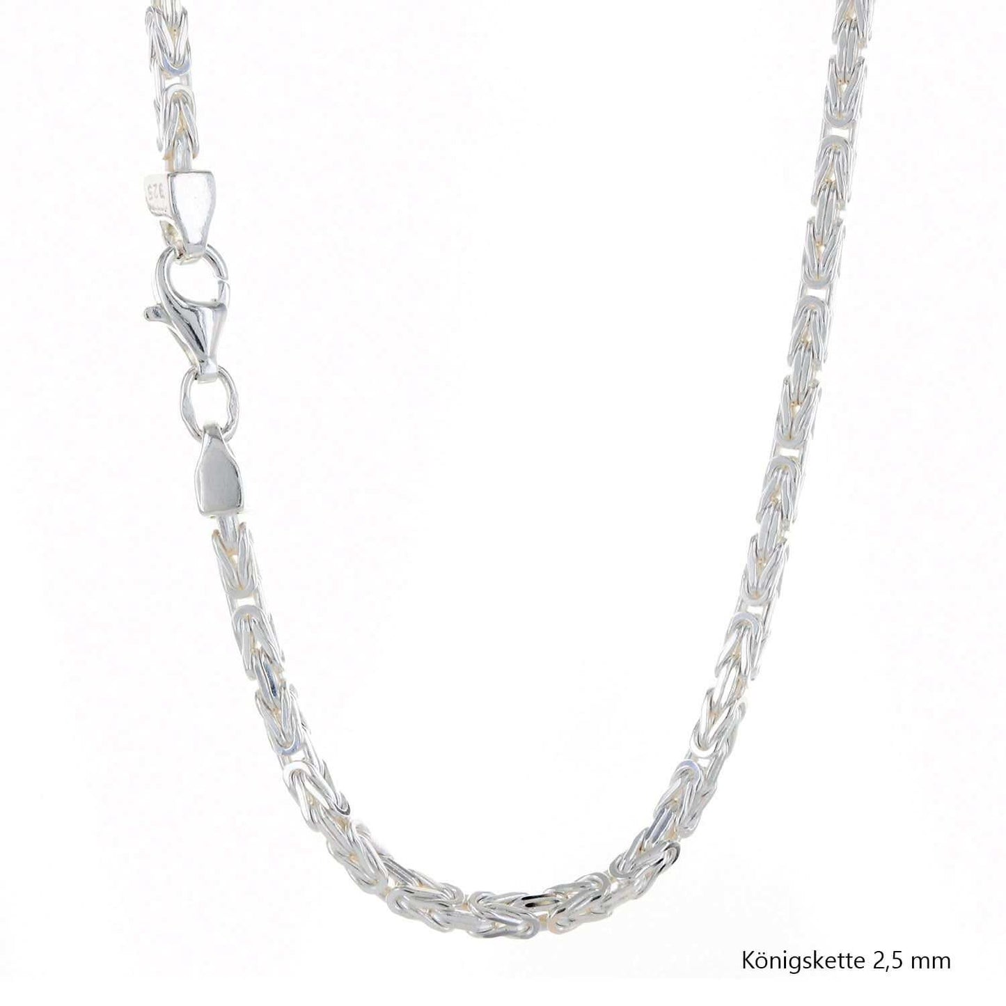 Königskette Halskette  925 Sterlingsilber Auswahl