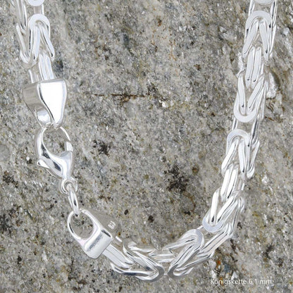 Königskette Halskette  925 Sterlingsilber Auswahl