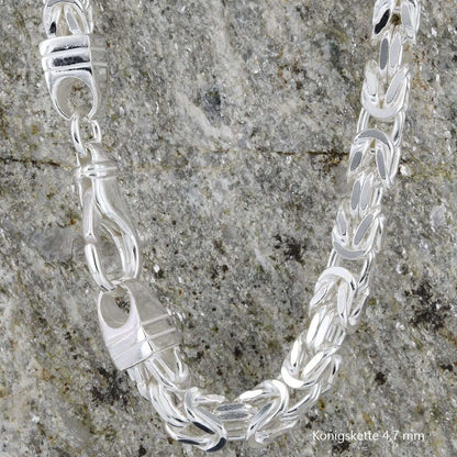 Königskette Halskette  925 Sterlingsilber Auswahl
