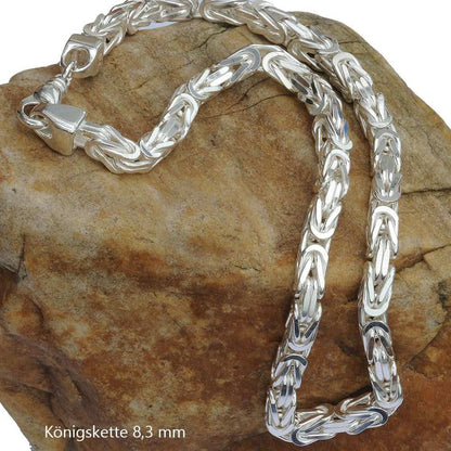 Königskette Halskette  925 Sterlingsilber Auswahl