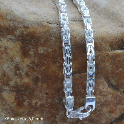 Königskette Halskette  925 Sterlingsilber Auswahl