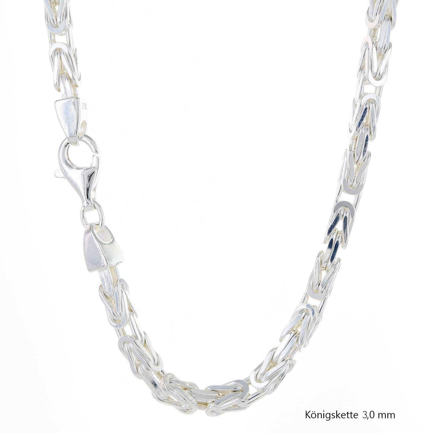 Königskette Halskette  925 Sterlingsilber Auswahl