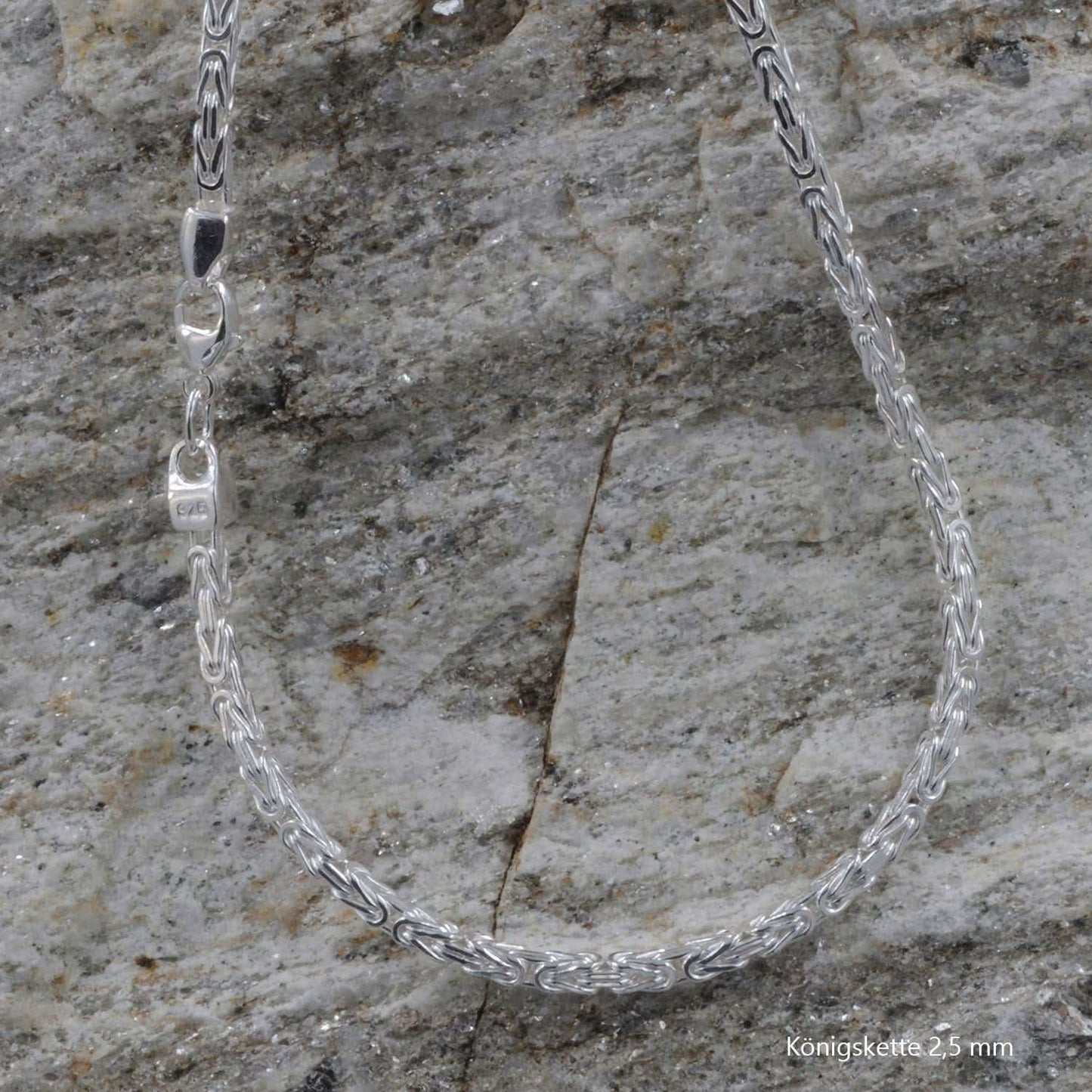 Königskette Halskette  925 Sterlingsilber Auswahl