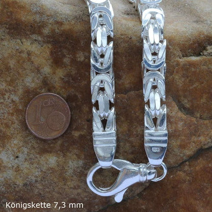 Königskette Halskette  925 Sterlingsilber Auswahl