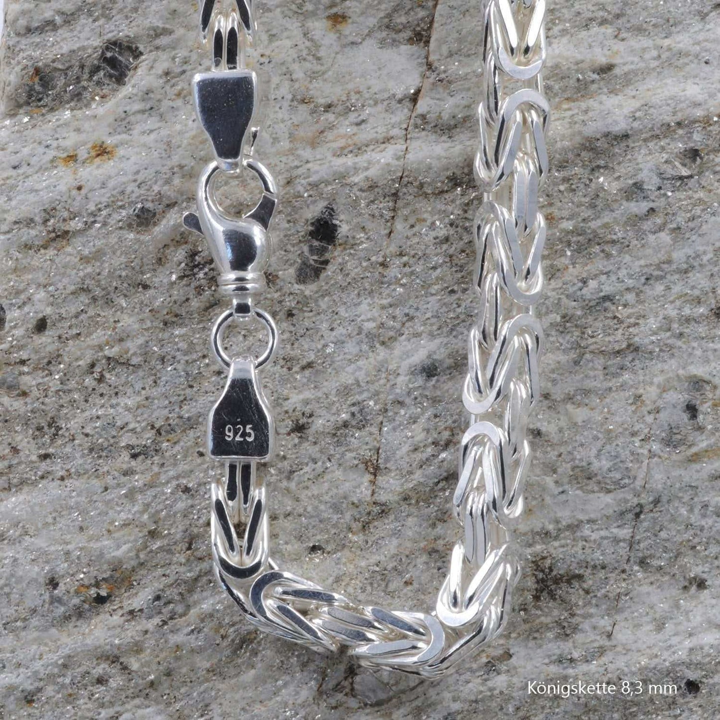 Königskette Halskette  925 Sterlingsilber Auswahl