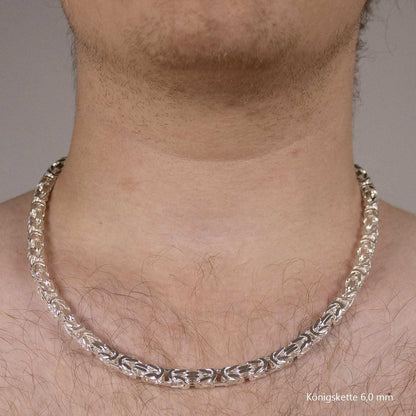 Königskette Halskette  925 Sterlingsilber Auswahl