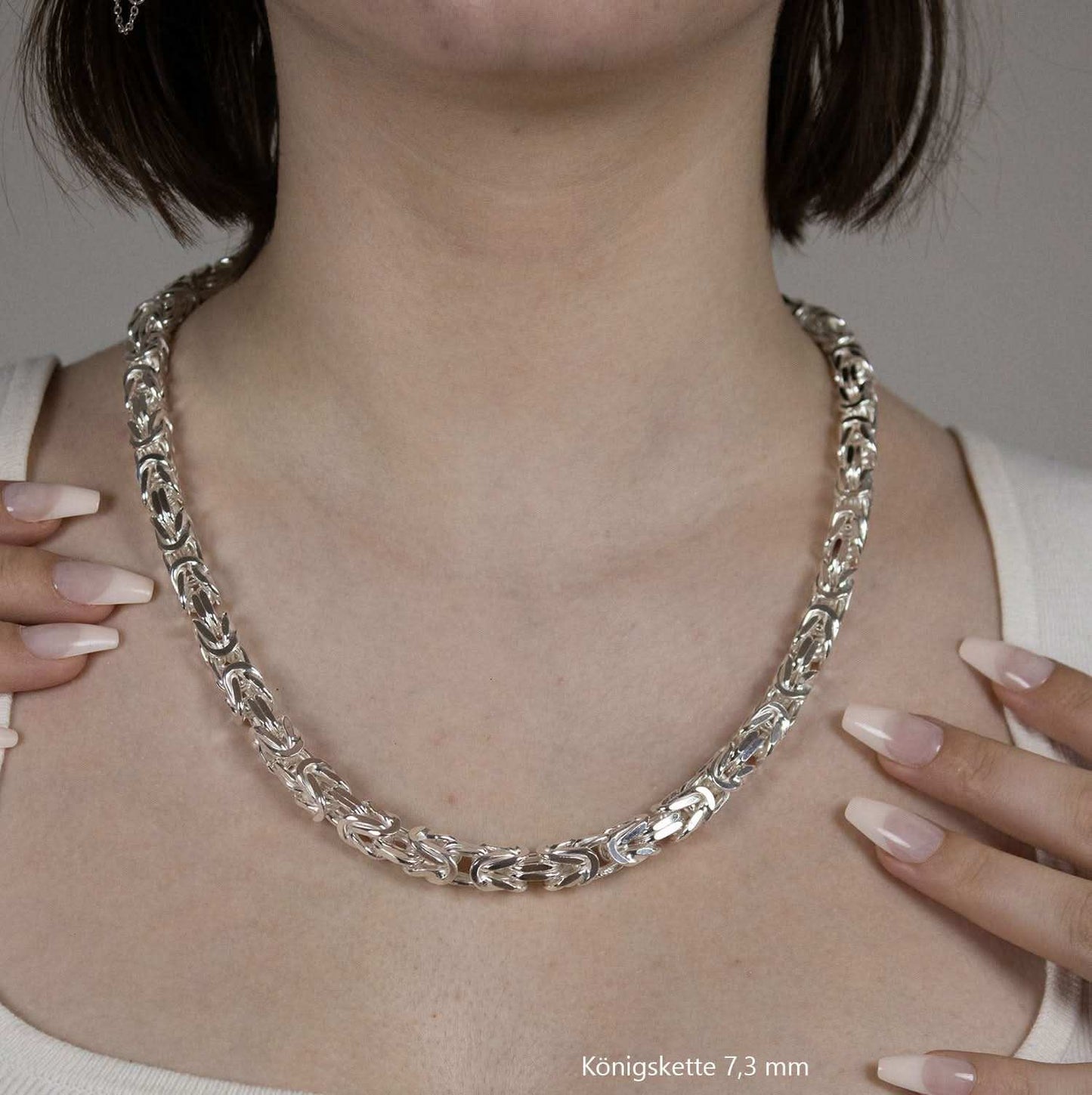 Königskette Halskette  925 Sterlingsilber Auswahl