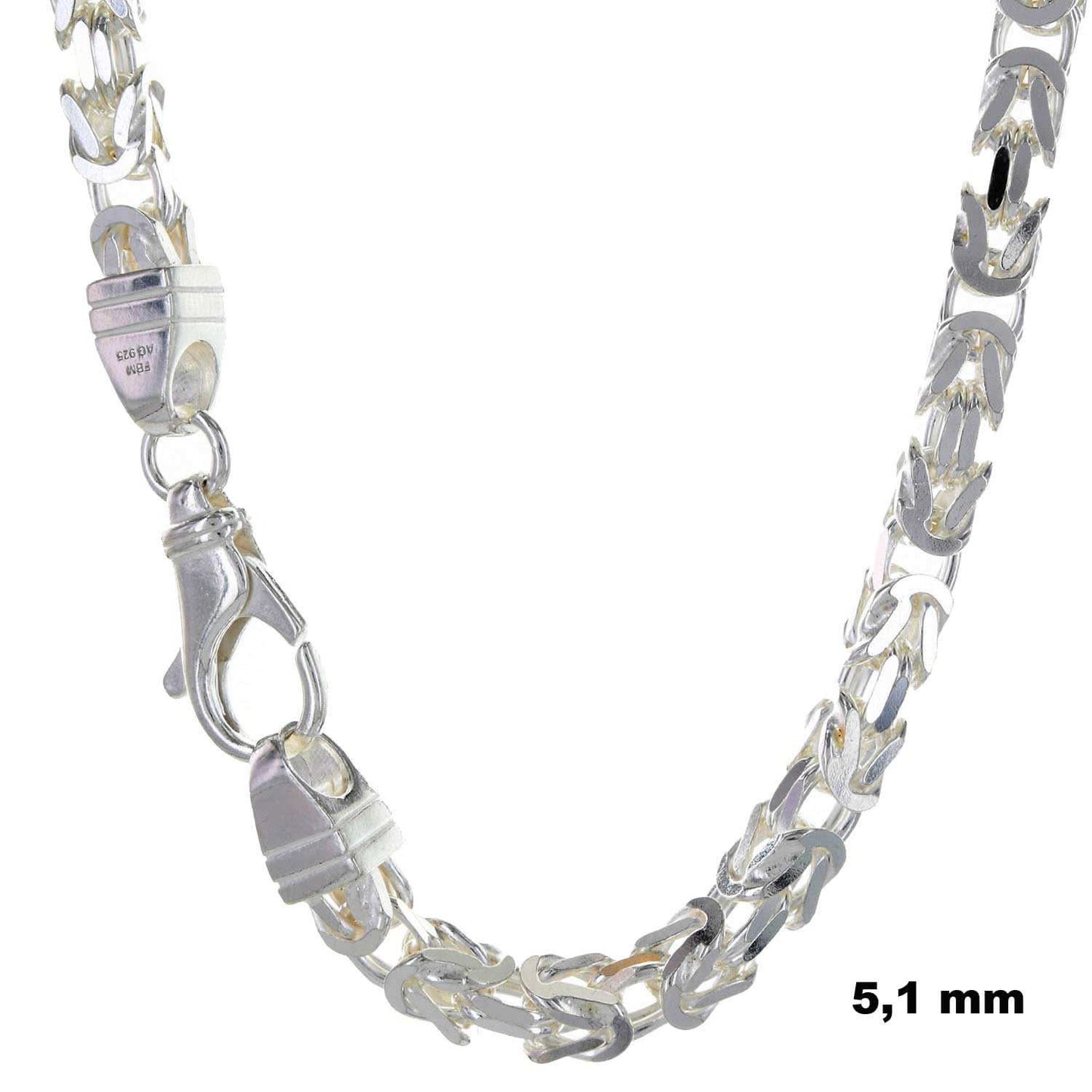 Königskette Halskette  925 Sterlingsilber Auswahl
