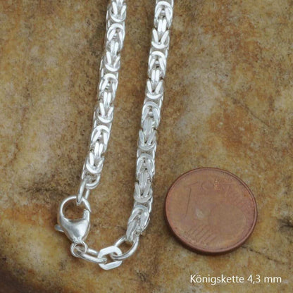 Königskette Halskette  925 Sterlingsilber Auswahl