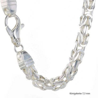 Königskette Halskette  925 Sterlingsilber Auswahl