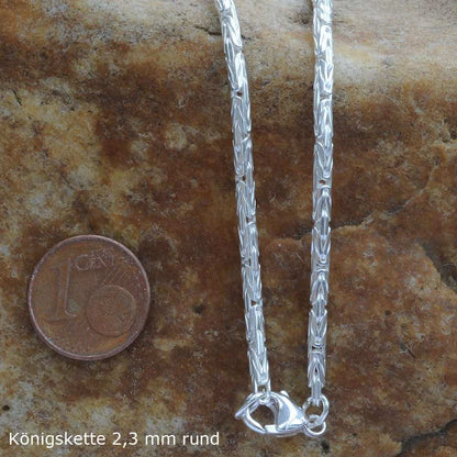 Königskette Halskette  925 Sterlingsilber Auswahl