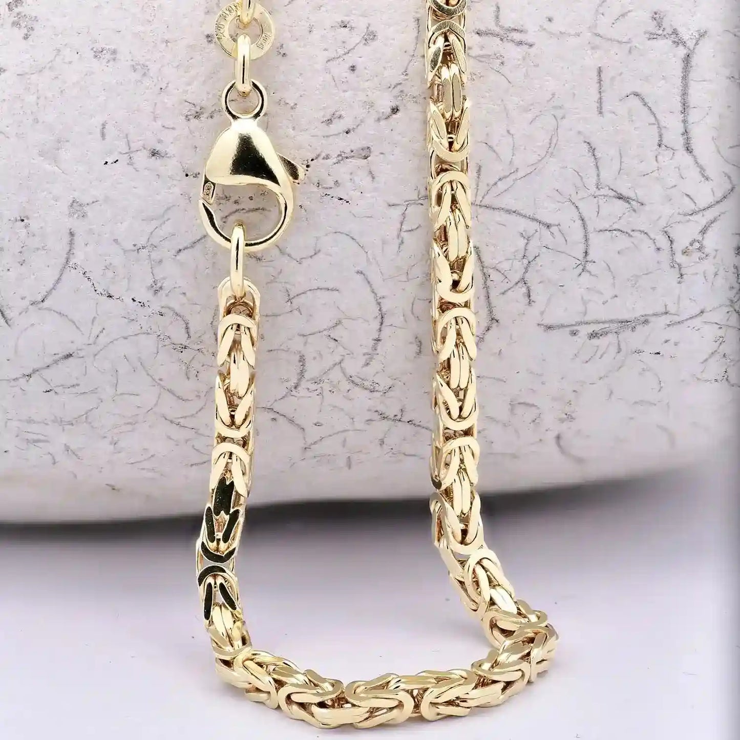 Königskette Halskette Breite 2,8 mm - 333 - 8 Karat Gold Auswahl