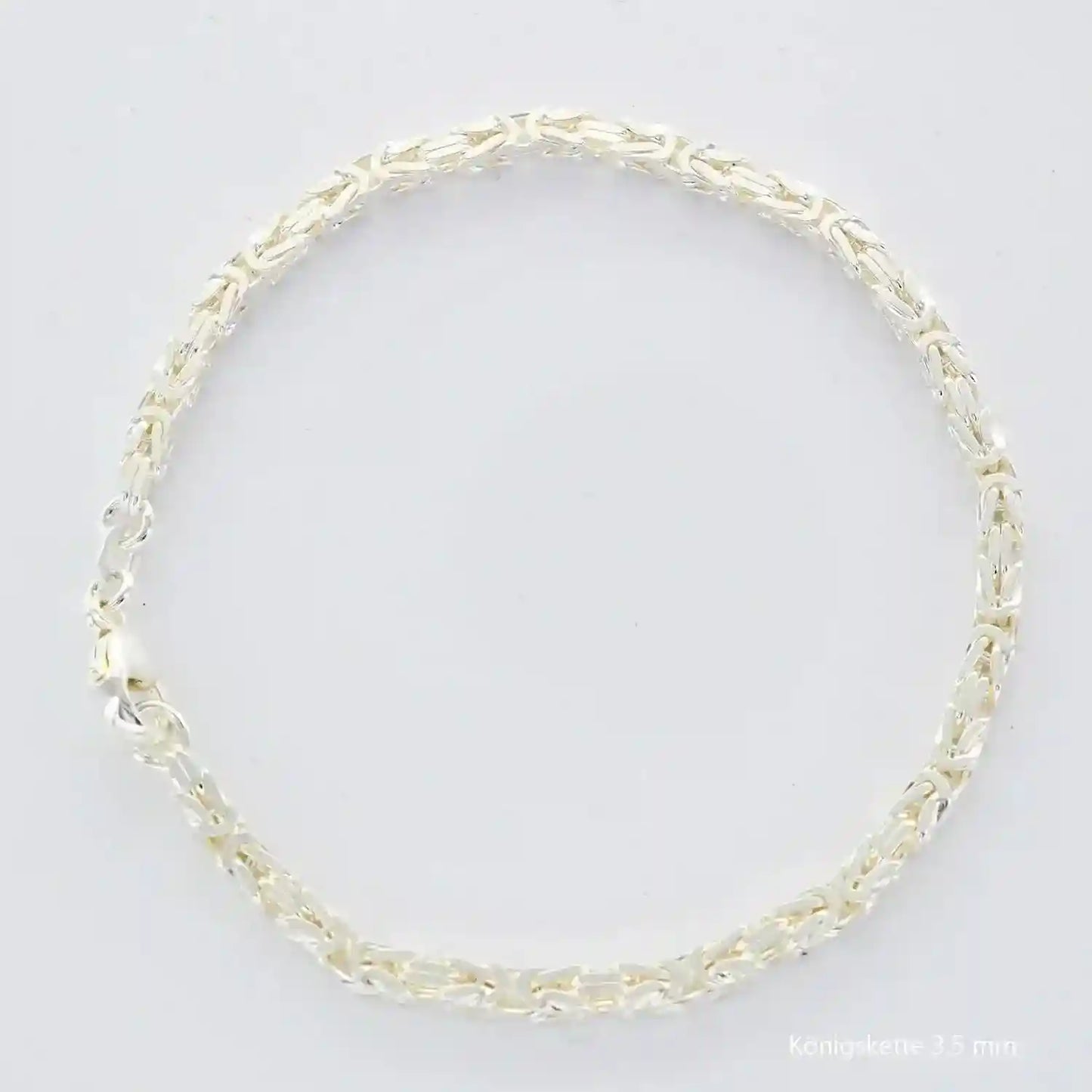 Königskette Halskette oder Armband Breite 3,5 mm - massiv 925 Sterlingsilber Auswahl - Firma Holzenplotz - Silberketten-Goldketten.de 